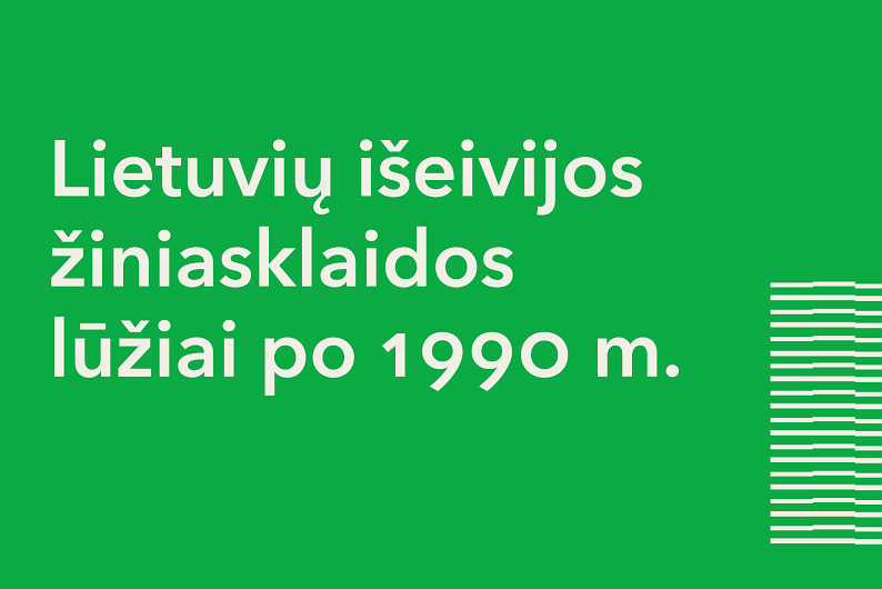 Virtuali paroda „Lietuvių išeivijos žiniasklaidos lūžiai po 1990 m.“